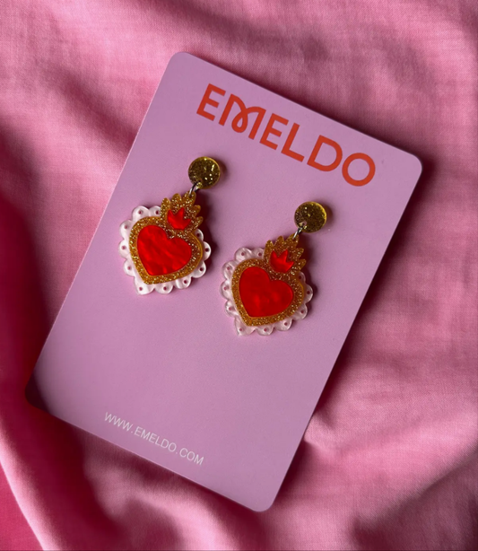 Pre-order Crown heart drops